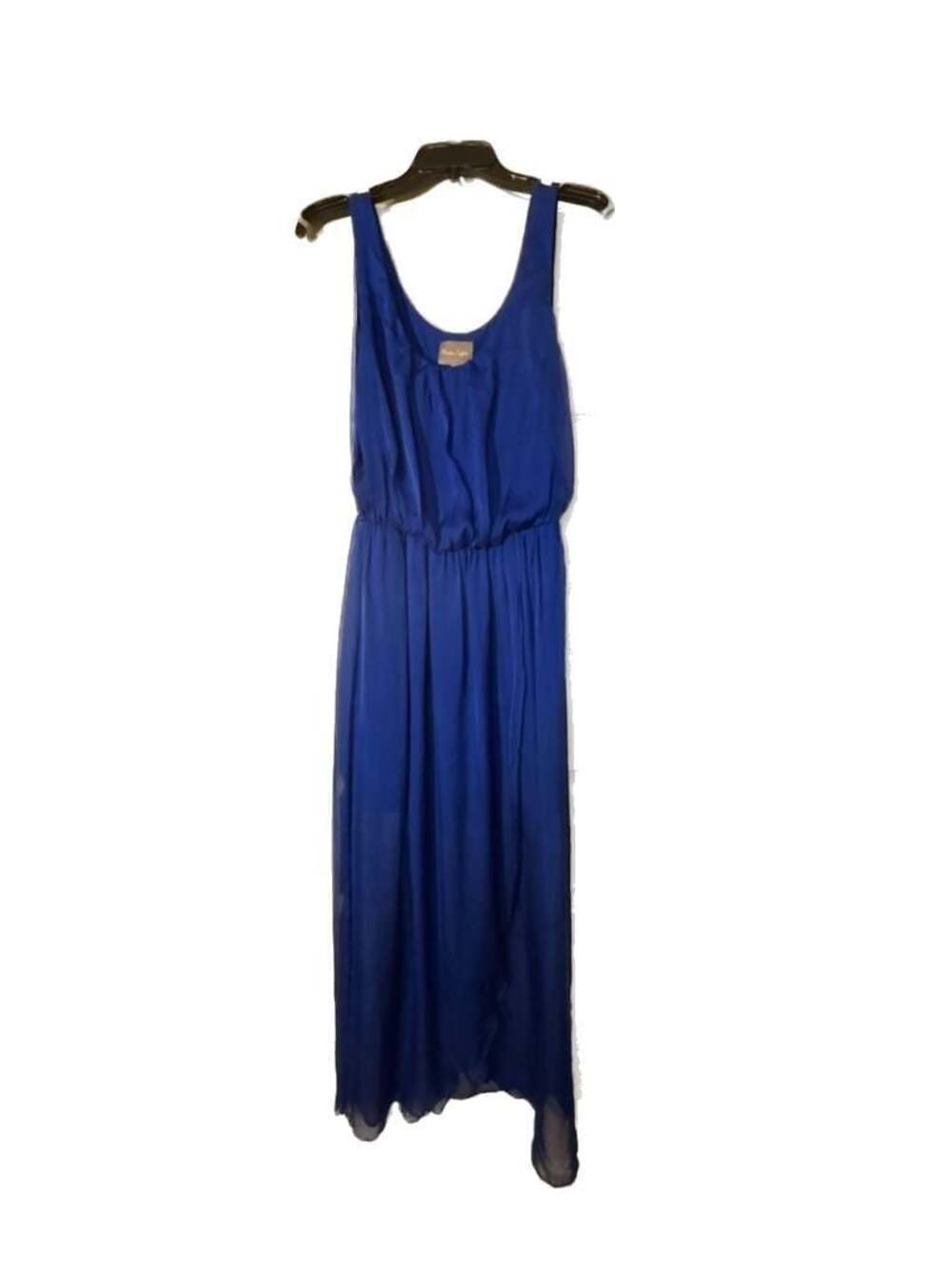Phase Eight Royal Blue Silk High-Low Maxi Dress